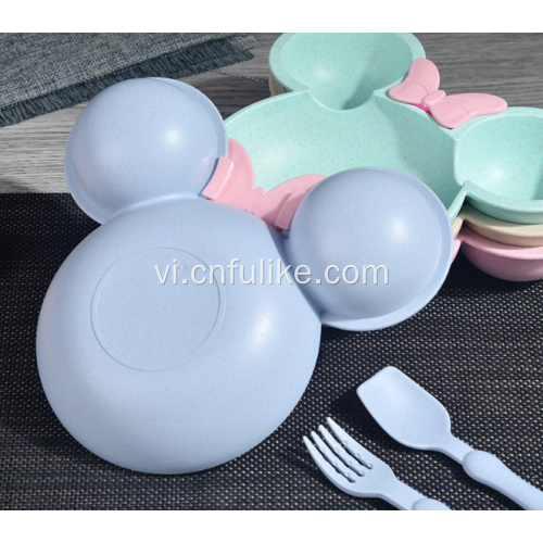 Lúa mì Mickey Mickey Shape Bộ đồ ăn